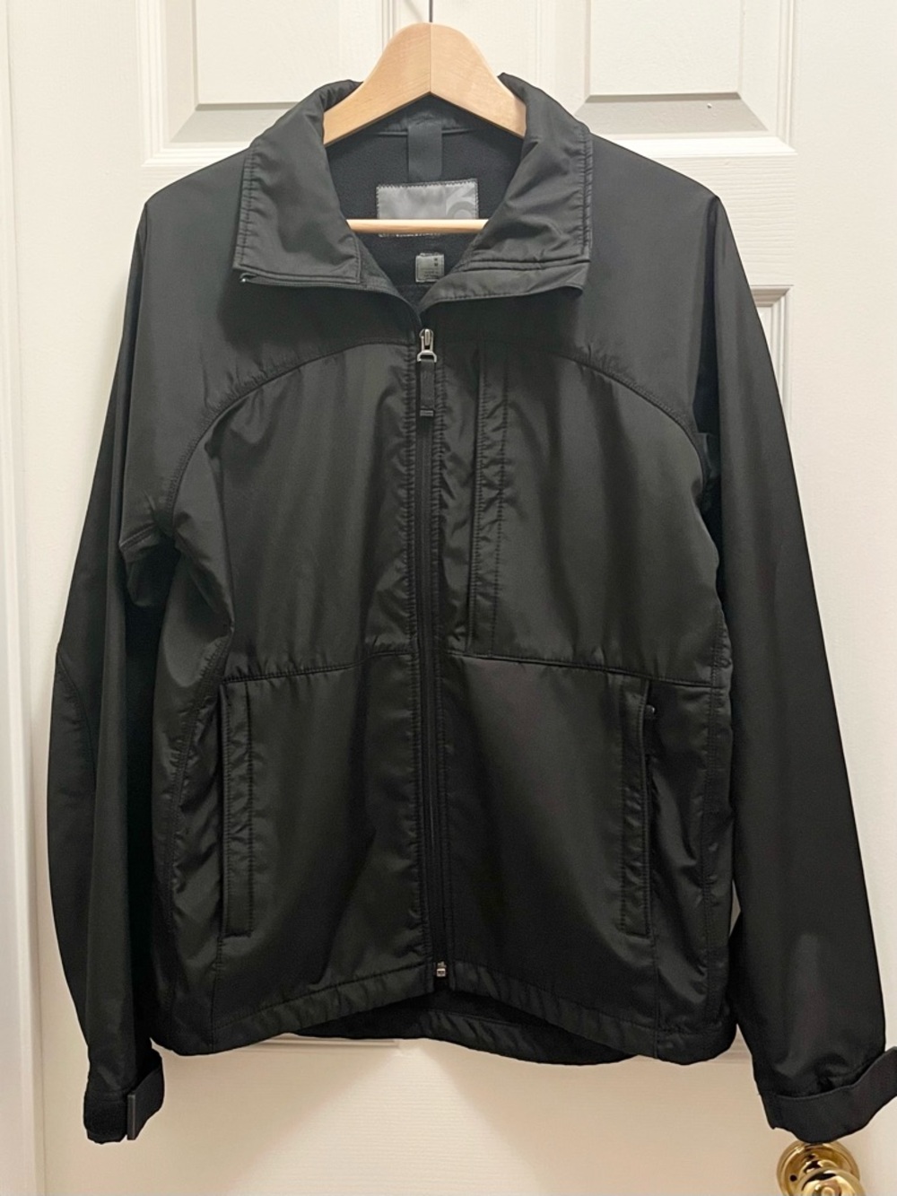 Old Navy Black Fleece Lined Soft Shell Jacket Size M